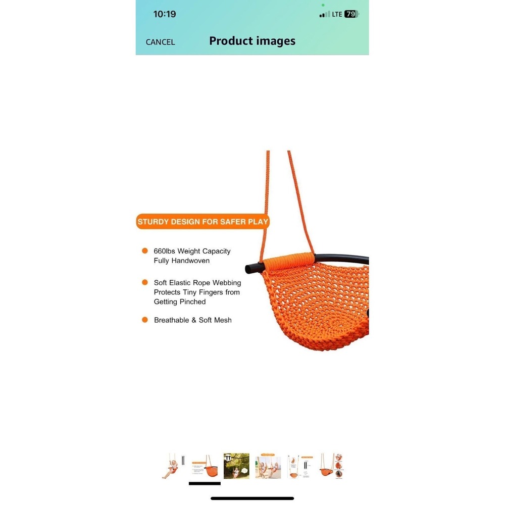 Swing:‎ Heavy Duty Web Rope - Picture 4 of 6
